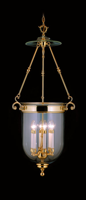 6-Light Mahogany Bronze Jamestown Foyer Chandelier