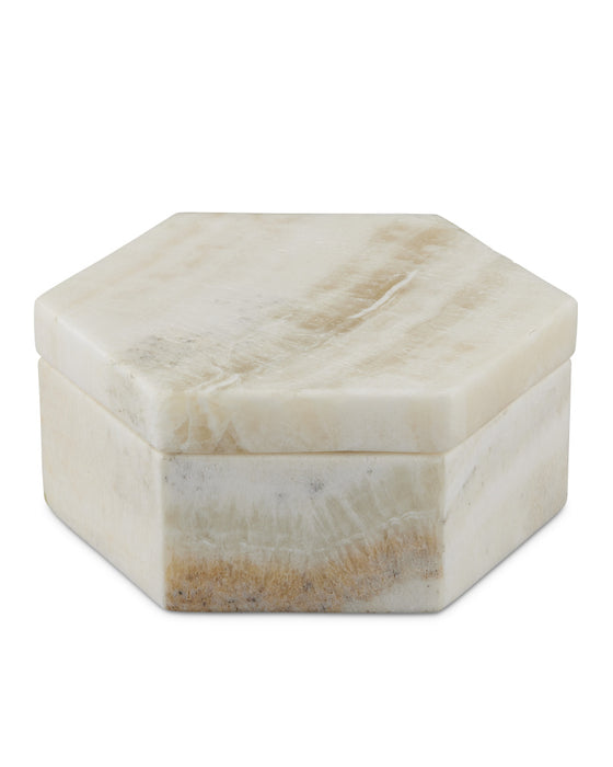 Arco Natural Onyx Hexagon Box