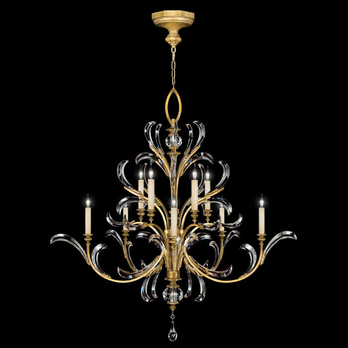 Beveled Arcs 56"W Round Chandelier