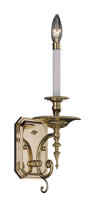 1-Light Polished Silver Kensington Sconce