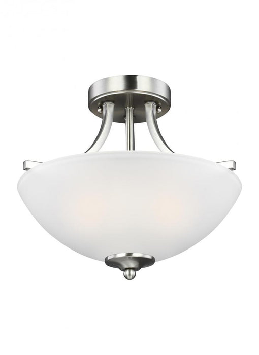 Geary Small Two Light Semi-Flush Convertible Pendant