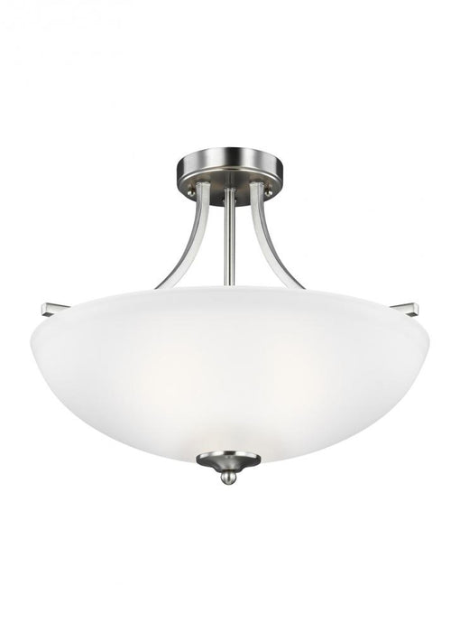 Geary Medium Three Light Semi-Flush Convertible Pendant