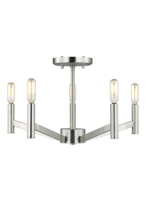 Vector Five Light Semi-Flush Mount