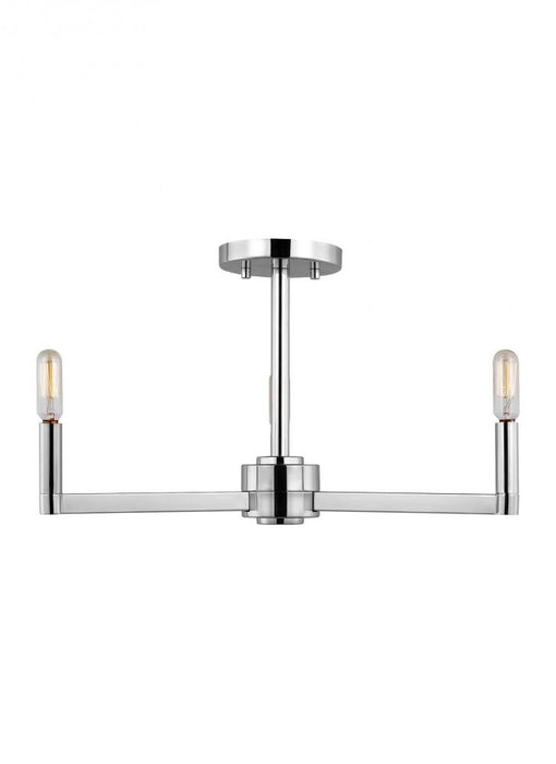 Fullton Three Light Semi-Flush Mount