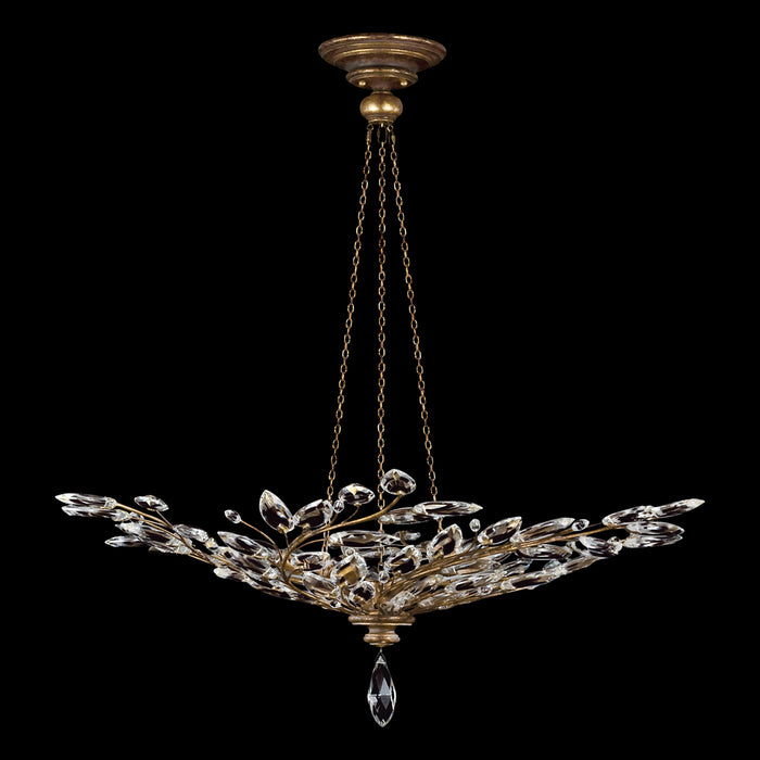 Crystal Laurel 47"W Round Pendant