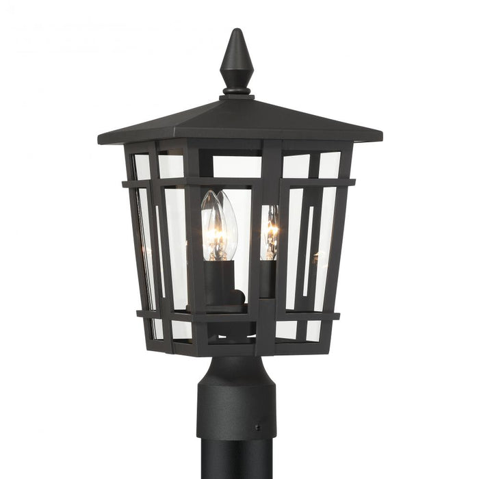 Fieldstone 9" High 3-Light Outdoor Post Mount