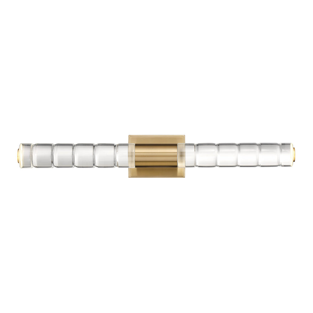 Beale LED Bathroom Vanity Light in Noble Brass — Belles Lighting