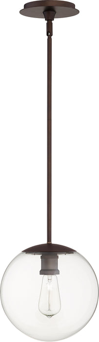 10" CLR GLOBE PEND - OB