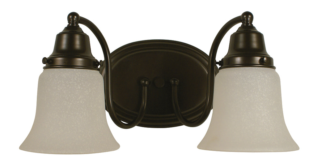 2-Light Polished Nickel Magnolia Sconce