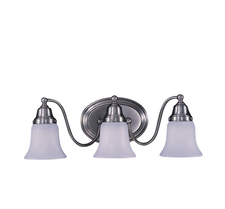 3-Light Polished Brass Magnolia Sconce