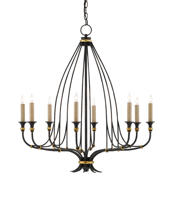 Folgate Small Black Chandelier