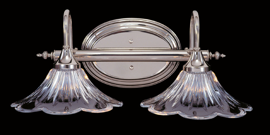 2-Light Mahogany Bronze Geneva Sconce