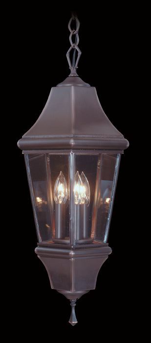 3-Light Brushed Nickel Normandy Exterior Ceiling Mounts