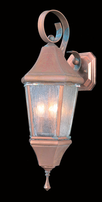 3-Light Siena Bronze Normandy Exterior Wall Mount