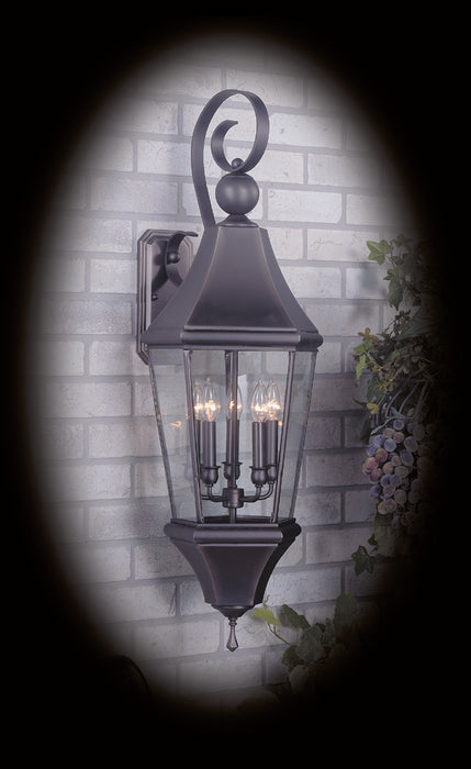 5-Light Raw Copper Normandy Exterior Wall Mount