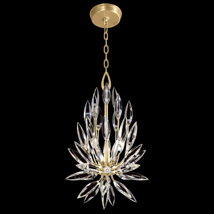 Lily Buds 12"W Round Pendant