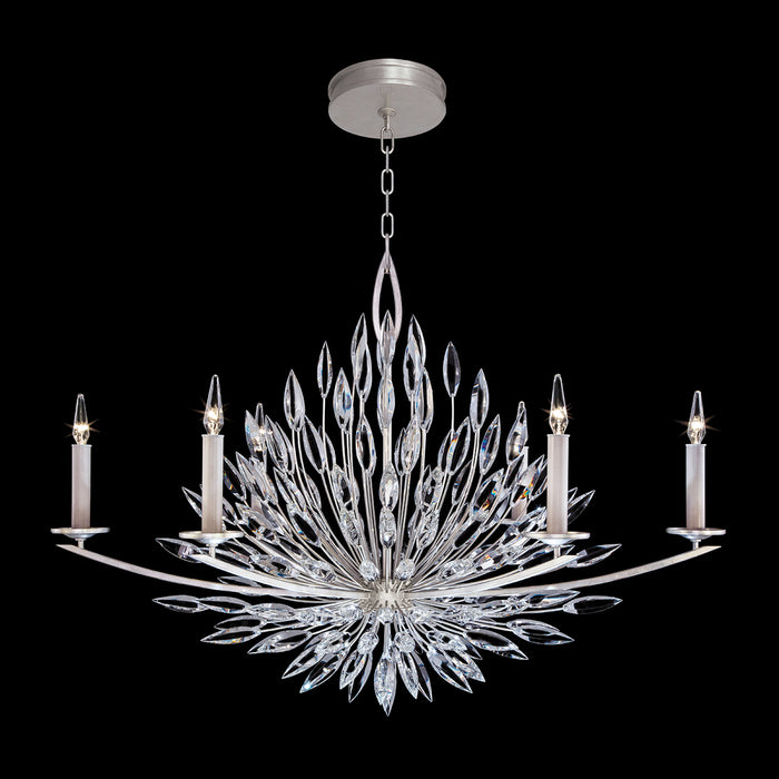 Lily Buds 48"W Oblong Chandelier