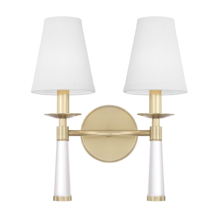 Baxter 2 Light Aged Brass Sconce