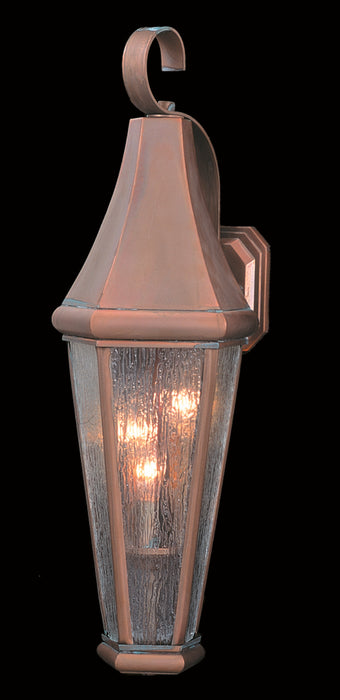 3-Light Siena Bronze Le Havre Exterior Wall Mount