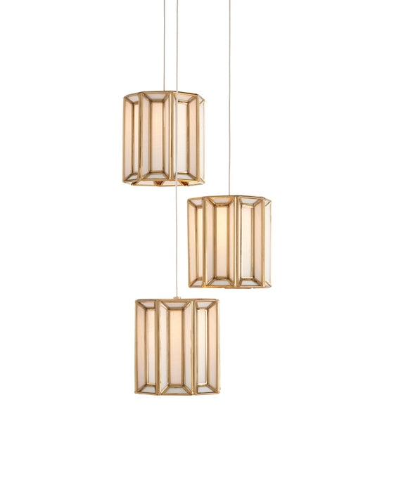 Daze 3-Light Round Multi-Drop Pendant