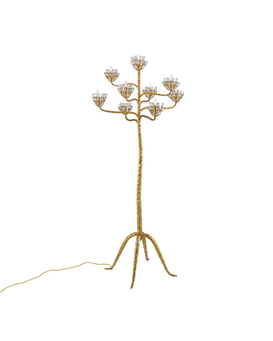 Agave Americana Gold Floor Lamp