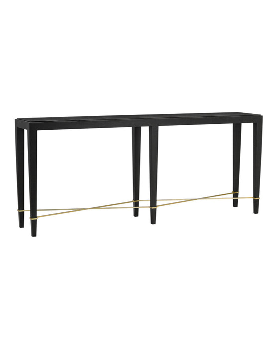 Verona Black Console Table