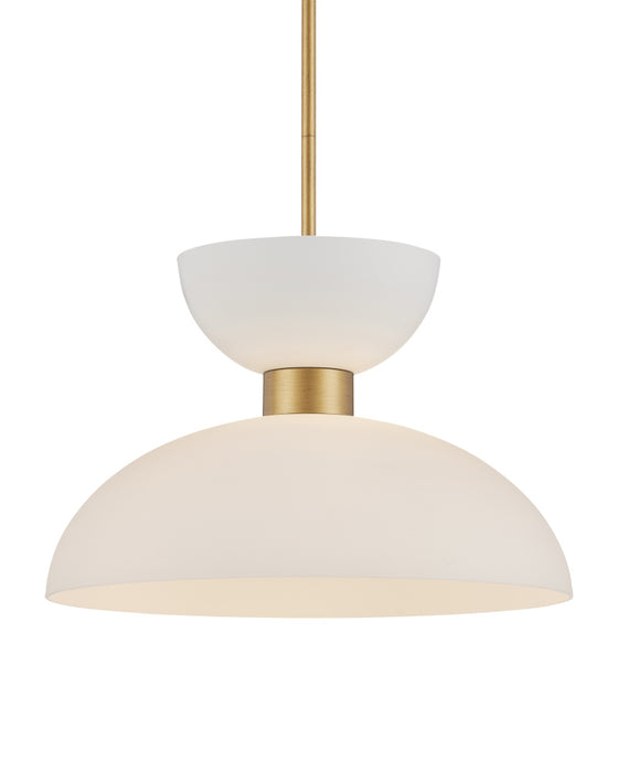 Zevio White Pendant