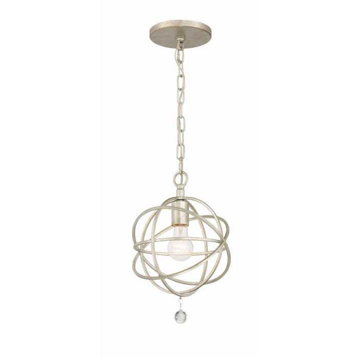 Solaris 1 Light Olde Silver Mini Pendant