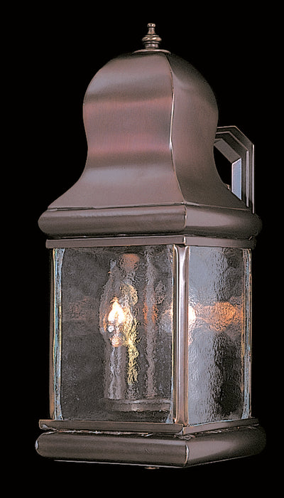 2-Light Raw Copper Marquis Exterior Wall Mount