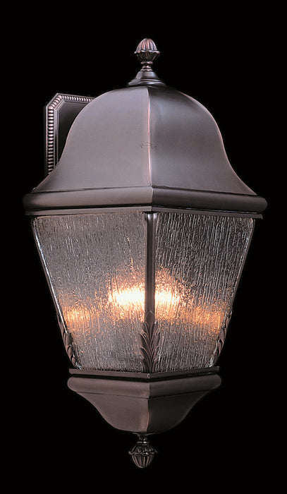 3-Light Siena Bronze Coeur De Lion Exterior Wall Mount