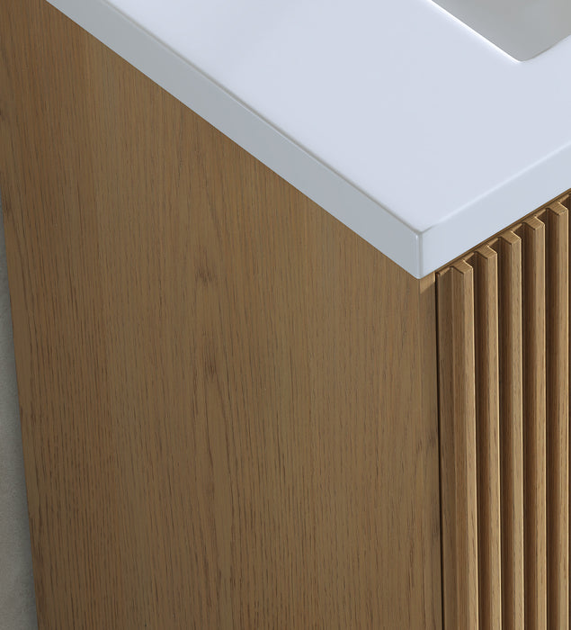 San Diego 30" Oak Gray Bathroom Vanity, Single Sink