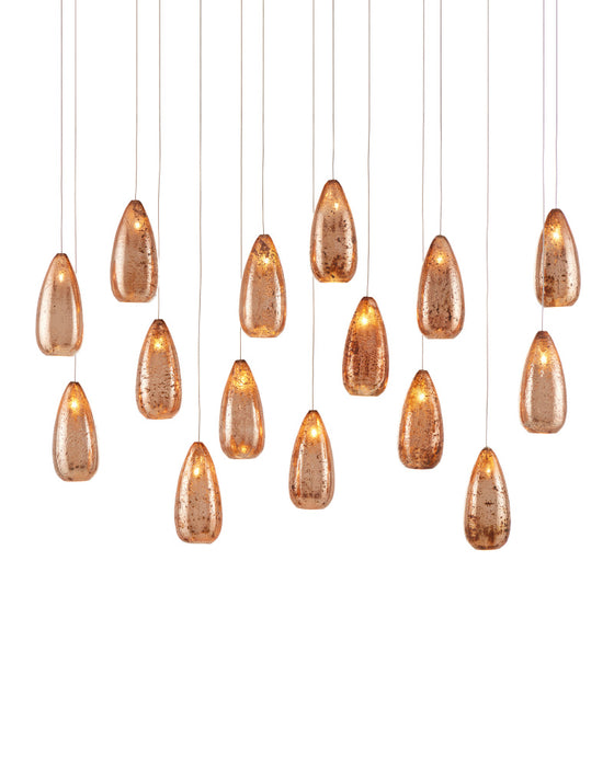 Rame 15-Light Linear Multi-Drop Pendant