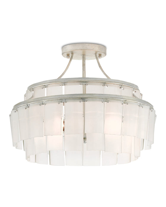 Vintner White Semi-Flush Mount