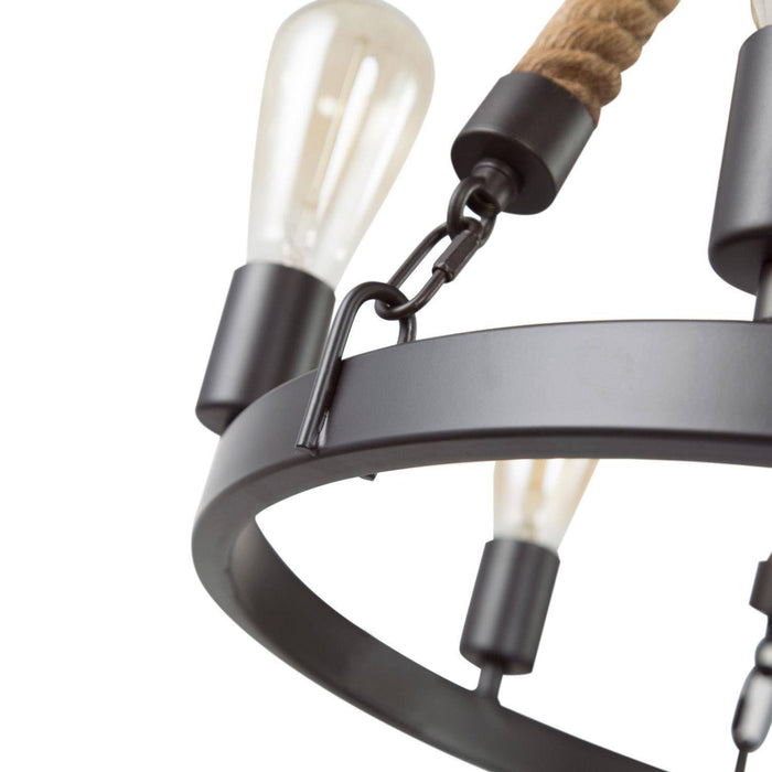 Stebrig 6-Light Wood Chandelier
