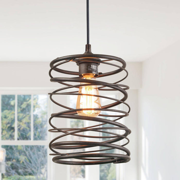 Alpinum 1-Light Rust Pendant Light