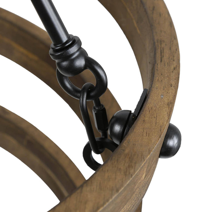 Xylora 5-Light Wood Chandelier