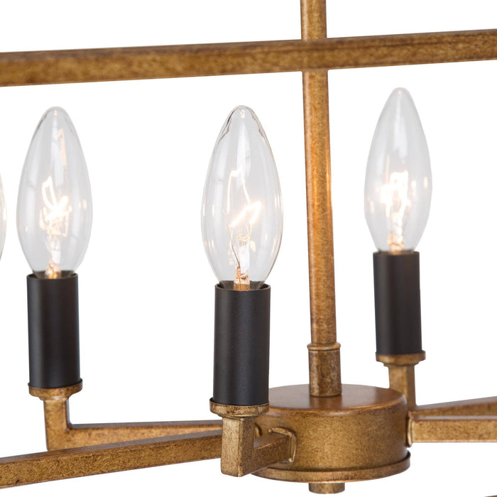 Lorina 6-Light Gold Island Lights