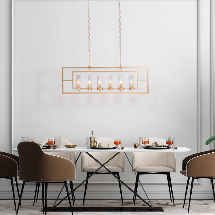 Nexoril 6-Light Gold Island Lights