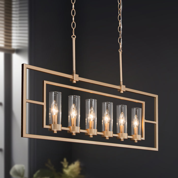 Nexoril 6-Light Gold Island Lights