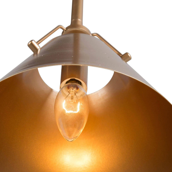 Dashira 1-Light Metal Gold Pendant Light