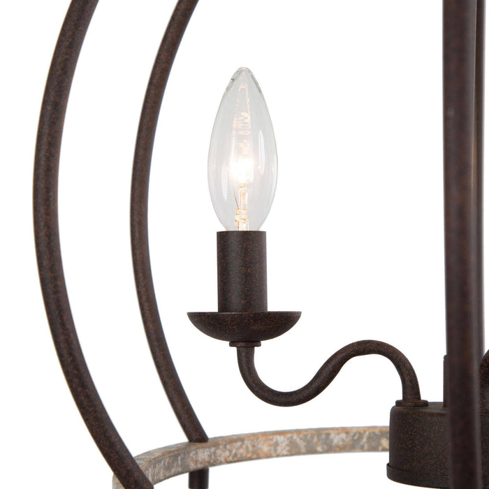 Mirele 3-Light Wood Chandelier