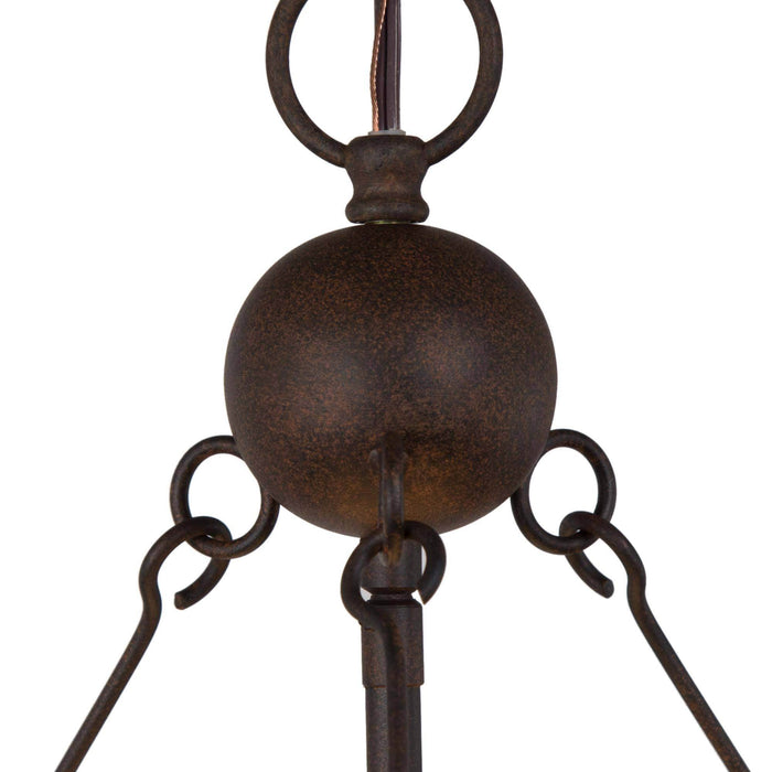 Penmor 6-Light Rust Chandelier