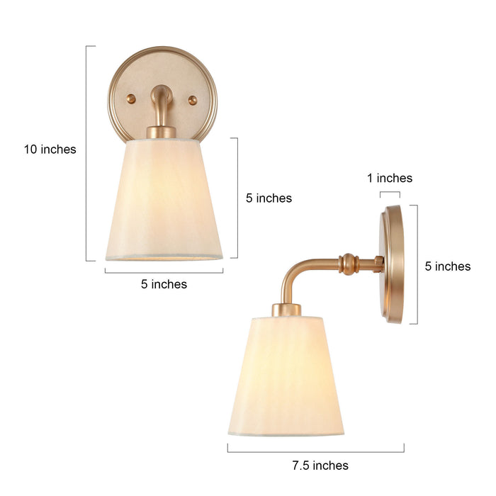 Capene 1-Light Gold Wall Sconce