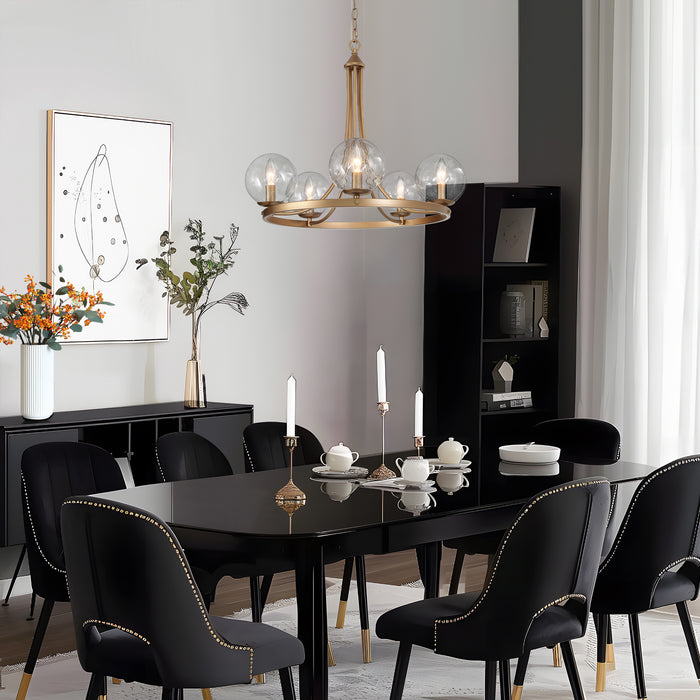 Elvinea 5-Light Gold Chandelier