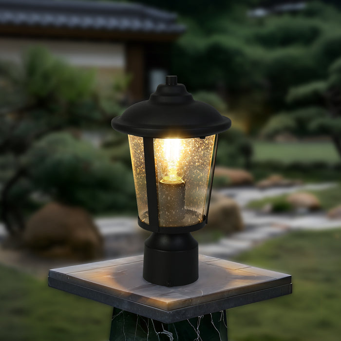 Cudol 1-Light Black Outdoor Post Light
