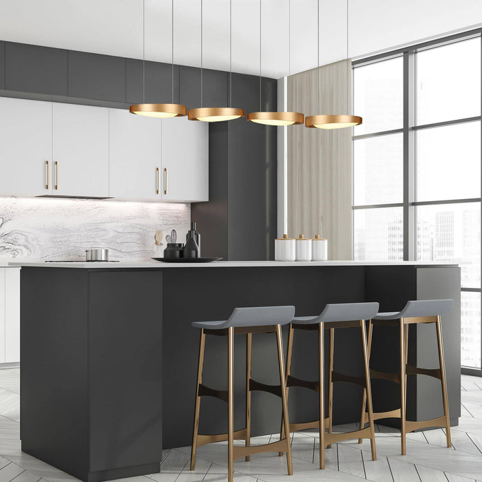 Tabrel 4-Light LED Gold Island Light