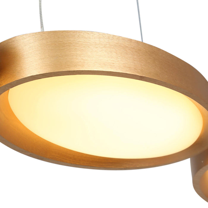 Tabrel 4-Light LED Gold Island Light