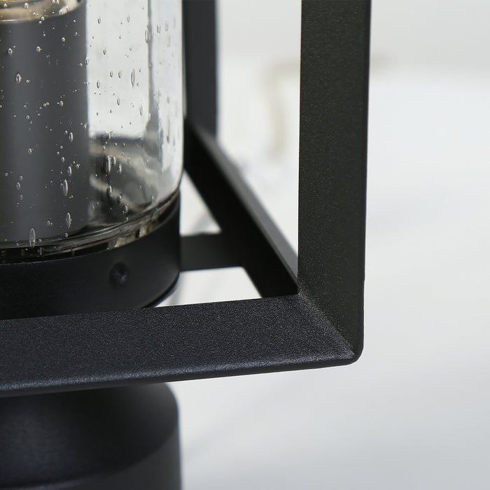 Sebelle 1-Light Black Outdoor Post Light