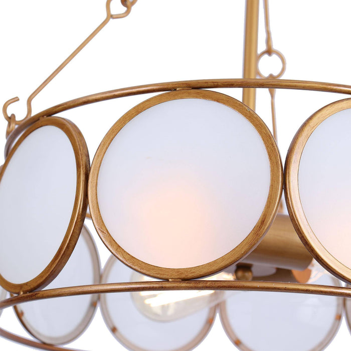 Mirelen 3-Light Gold Chandelier