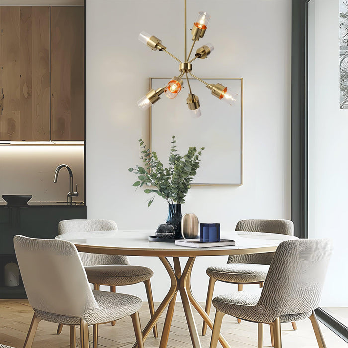 Iphige 7-Light Brass Chandeliers